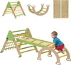 AIYAPLAY 8-in-1 Montessori Klettergerüst Holz Produktbild-Vorschau 1