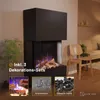 Glow Fire Elektrokamin 'PR14' in Schwarz | LED Standkamin Produktbild-Vorschau 6