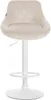Barhocker Lazio Samt weiß creme Produktbild-Vorschau 3