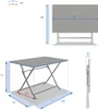 Rechteckiger klappbarer gartentisch "greensboro" ton Produktbild-Vorschau 7