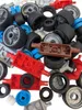 LEGO® City 15 Achsen mit Rädern bunt gemischt NEU! Teile 45 Produktbild-Vorschau 3