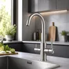 VANTO INOX 3-Wege-Wasserhahn C-Auslauf – Set mit BRITA Produktbild-Vorschau 5