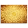 Leinwandbild Goldene Mandala-Abstraktion 60x40 Feeby Gelb Produktbild-Vorschau 3