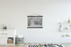 MuchoWow® Textilposter Bäume - Schnee - Winter 60x45 cm mit Produktbild-Vorschau 2