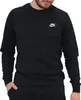 Nike M NSW CLUB TEE - LS BLACK/METALLIC SILVER Produktbild-Vorschau 9
