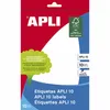 Klebeetiketten Apli Weiß 10 Blatt 105 x 149 mm Papier (10 Produktbild-Vorschau 1