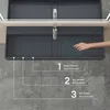 doporro Mineralguss Waschbecken Anthrazit matt 100x40x14 cm Produktbild-Vorschau 2