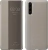 A product shot showing a Huawei P30 phone case from two angles: one showing the front with the screen displaying time and date, and the other showing the back with the camera array. Produktbild-Vorschau