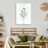 Leinwandbild Distelpflanze – Strichzeichnung 80x120 Feeby Produktbild-Vorschau 2