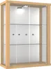 VR-Wohnideen Prosklená vitrína v barve buk (80x60x25 cm) se Náhled obrázku produktu 8