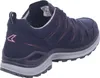 Side view of a blue LOWA women's hiking shoe. Voir les images du produit
