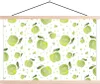 MuchoWow® Textilposter Äpfel - Grün - Muster 60x40 cm mit Produktbild-Vorschau 1
