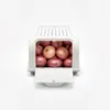 A white storage container filled with red onions, shown against a white background. Produktbild-Vorschau