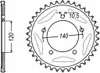 Kettensatz EK-Chain 525 MVXZ-2 für Triumph 900 Thruxton Produktbild-Vorschau 3