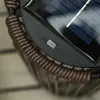 Outsunny Solarlampe, Rattan Solarleuchte LED Gartenleuchte Produktbild-Vorschau 9