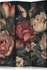 3-teiliger Einseitiger Vlies Paravent - Floral Illustration Produktbild-Vorschau 1