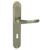 A single door handle set with a long plate and a keyhole, shown against a white background. Produktbild-Vorschau