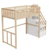 okwish letto a soppalco 90x200 letto per ragazzi senza Anteprima dell’immagine prodotto 7