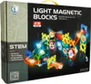 The image shows the retail packaging of a light magnetic blocks set. Anteprima dell’immagine prodotto