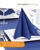 PG-Airlaid Serviette Blau, 40 x 40 cm, 50 Stück Produktbild-Vorschau 3