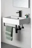 Isvea SISTEMA keramisch wastafel, 60x42 cm, wit Productafbeelding-voorbeeld 3