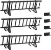 vidaXL Schneefanggitter Schwarz 300 cm Stahl Produktbild-Vorschau 4