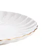 HOMLA Talerz MELIDA deserowy ze złotą obwódką 20 cm Podgląd zdjęcia produktu 3