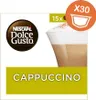 A box of Nescafé Dolce Gusto Cappuccino capsules. Voir les images du produit