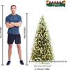 UISRBRT, kunstkerstboom van PVC/PE, 150 cm hoog, met Productafbeelding-voorbeeld 2