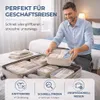 8er Set Kofferorganizer beige mit Kosmetiktasche und Produktbild-Vorschau 6