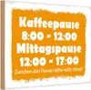 vianmo Holzschild 20x30 cm Pausenregelung Warnschild Produktbild-Vorschau 1