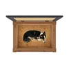 QLS Hunde- Katzenhaus aus Holz 53x39 cm Isoliert Winterfest Produktbild-Vorschau 7