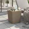 vidaXL Gartentisch mit Abnehmbarer Tischplatte Hellbraun Produktbild-Vorschau 2