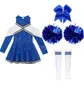 A cheerleading costume set laid out on a white background. Produktbild-Vorschau