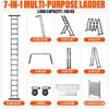 Teeno 7-in-1 klapladder van aluminium, 4,7 meter, met 2 Productafbeelding-voorbeeld 3