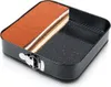 A square springform cake pan with a slice of tiramisu cake inside. Anteprima dell’immagine prodotto