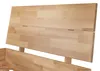 Hohes, stabiles Massivholzbett 120x220 für XXL-Gewicht Produktbild-Vorschau 3
