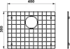 REGINOX Bodengitter BOTTOM GRID 50x40 in der Farbe GOLD / Produktbild-Vorschau 2