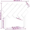 The Living Store Kopfteil Honigbraun 104x3x80,5 cm Produktbild-Vorschau 7