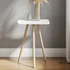 Quadratischer Beistelltisch mit Holzbeinen – Modern & Produktbild-Vorschau 3