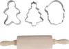 Mini kit de pâtisserie de Noël avec rouleau à pâtisserie et Voir les images du produit 4