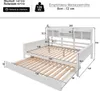 Sofa rozkładana Sweiko 140x200 cm z litego drewna, łóżko Podgląd zdjęcia produktu 3