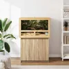 vidaXL Terrarium brązowe 80 x 50 x 50 cm OSB Podgląd zdjęcia produktu 4