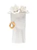 Mauro Ferretti Vase Frau Elegant 15x13,3x23,5 cm weiß gold Produktbild-Vorschau 2