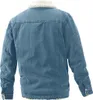 ASKSA Herren Jeansjacke Teddyfutter Warm Freizeitjacke, Produktbild-Vorschau 2
