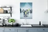 MuchoWow® Poster Kaiserpinguin-Küken wird gefüttert 60x80 Produktbild-Vorschau 3