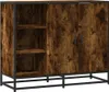 vidaXL Kredens dąb wędzony 92x35x76 cm materiał Podgląd zdjęcia produktu 2