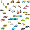 Oblique Unique 36 Temporäre Klebetattoos Kinder Tattoo Set Produktbild-Vorschau 1