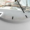 Wanduhr - Rund - Glasuhr - Yacht Segeln So - 40x40cm - Produktbild-Vorschau 5