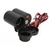 D72C Motorrad Steckdose 2in1 – USB Ladegerät & Produktbild-Vorschau 4